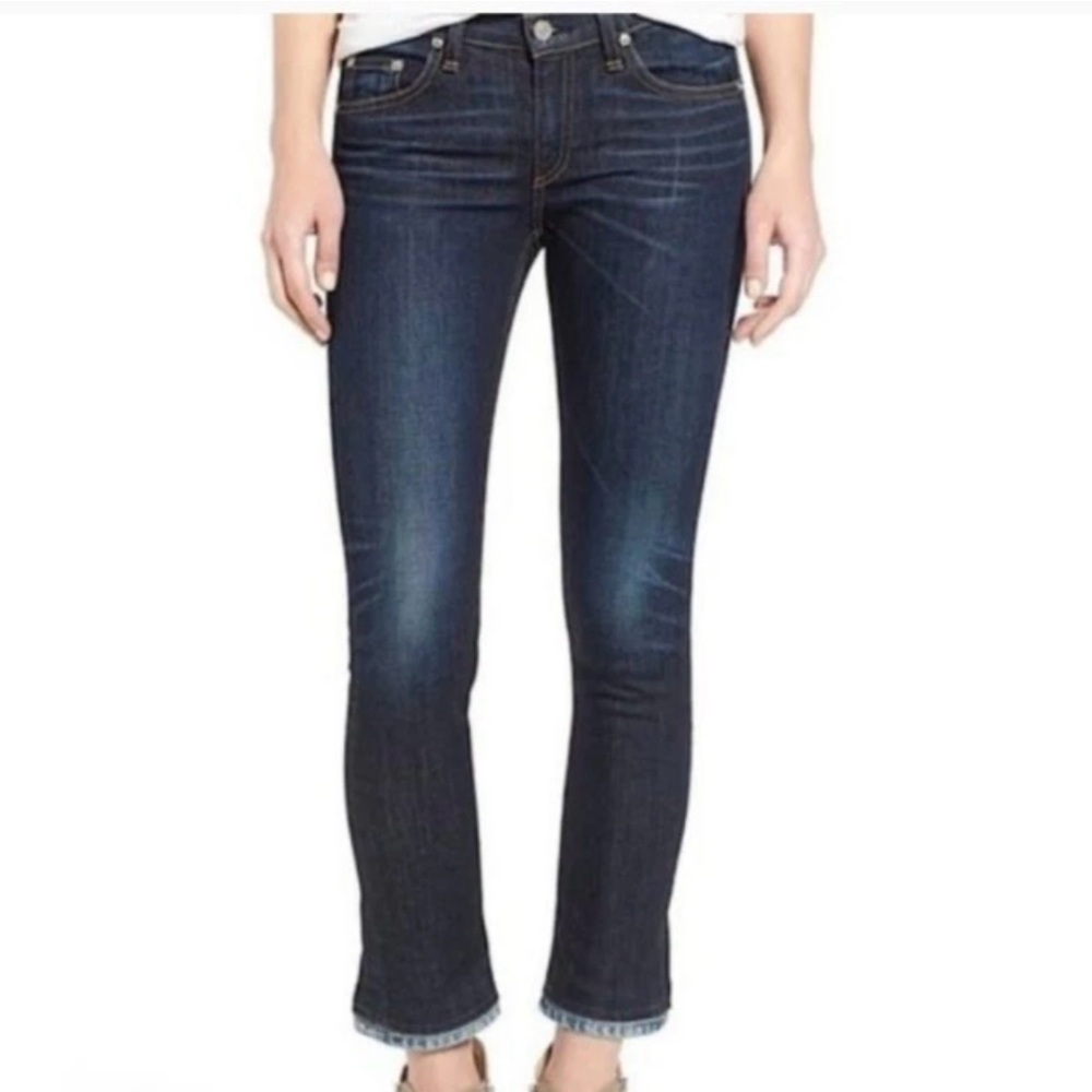Rag & Bone Serrano dark wash cropped jeans